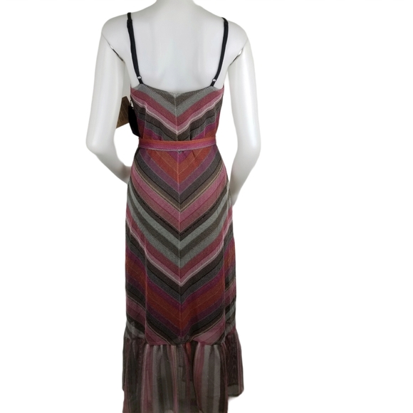 Rachel Rachel Roy Finn Metallic Striped Dress NWT - Picture 8 of 13